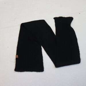 Remifa Black wool blend scarf